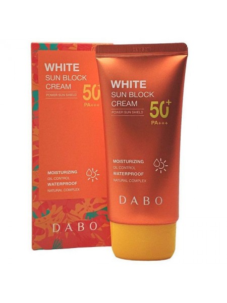 Солнцезащитный крем Eco Life Style White Sunblock Cream SPF 50+/PA+++ "DABO "