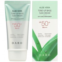 Крем для лица солнцезащитный АЛОЕ ВЕРА с тонирующим эффектом Aloe Vera Tone-up Base Cream SP "DABO "