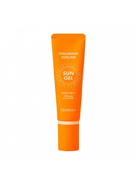 Освежающий солнцезащитный крем Hyaluronic Cooling Sun Gel SPF 50+ PA+++ "DEOPROCE"
