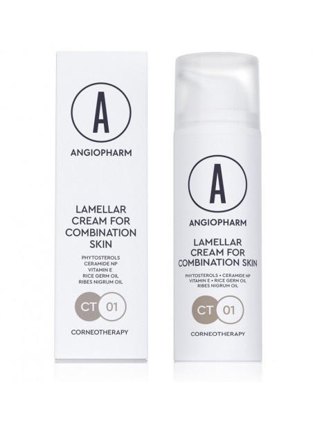 Ламеллярный крем для комбинированной кожи 50 мл "Angiopharm"