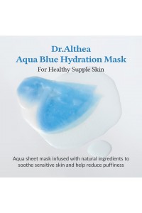 Увлажняющая тканевая маска с азуленом и агавой Aqua Blue Hydration Mask " Dr. Althea"