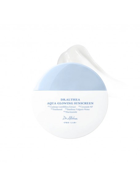 Увлажняющий солнцезащитный крем с эффектом сияния Aqua Glowing Sunscreen SPF50+ PA++++, 45 мл " Dr. Althea"
