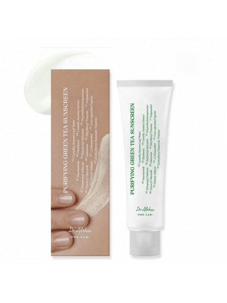 Солнцезащитный крем для проблемной кожи Dr. Althea Purifying Green Tea Sunscreen SPF 50+PA++++  50мл " Dr. Althea"