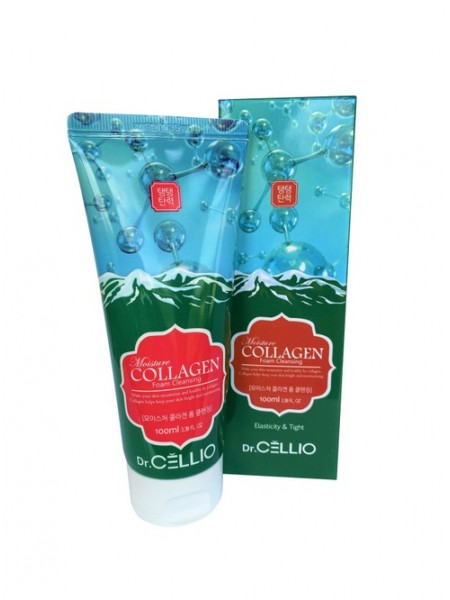 Пенка для умывания Collagen 100мл  "Dr.Cellio"