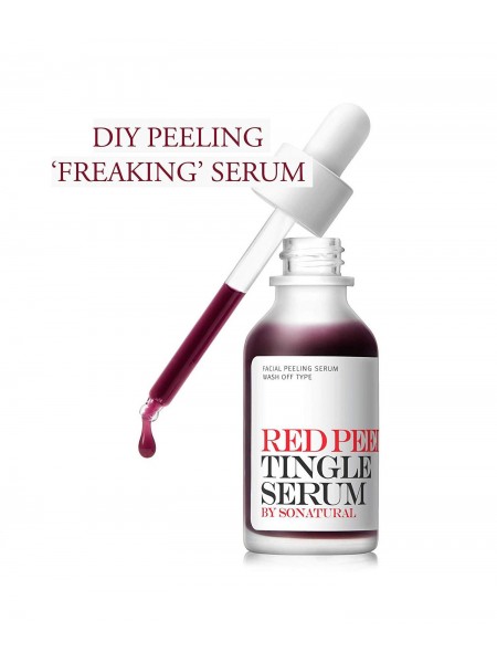 Пилинг-сыворотка на основе фруктовых кислот Red Peel Tingle Serum 30ml "So Natural"