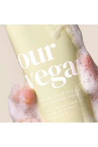 Веганская успокаивающая пенка для умывания Our Vegan Heartleaf Cica Cleansing Foam "Manyo"