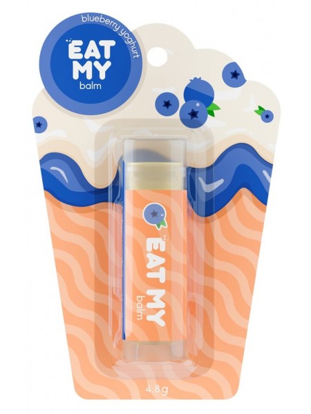 Бальзам для губ Йогурт с голубикой "EAT MY"