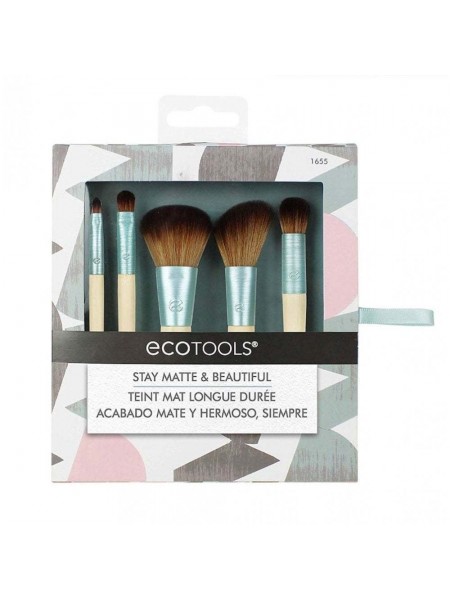 Набор кистей для макияжа STAY MATTE & BEAUTIFUL "EcoTools"