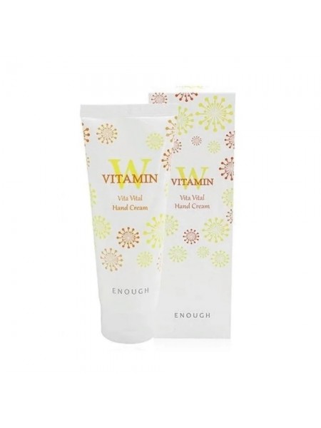 Питательный крем для рук с витаминами  W Vitamin Vita Vital Hand Cream 100 мл "Enough"