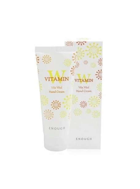 Питательный крем для рук с витаминами  W Vitamin Vita Vital Hand Cream 100 мл "Enough"