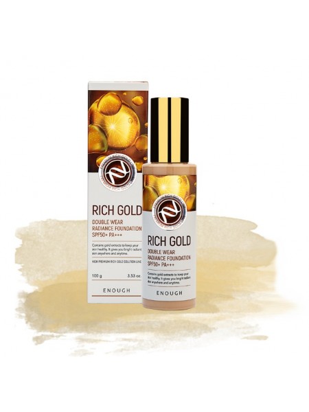 Тональный крем Rich Gold Double Wear Radiance Foundation "Enough"
