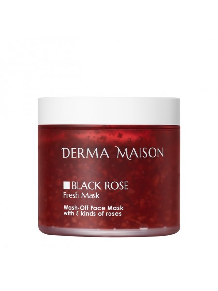 Тонизирующая маска с экстрактом розы и комплексом ферментов Derma Maison Black Rose "Medi-Peel"