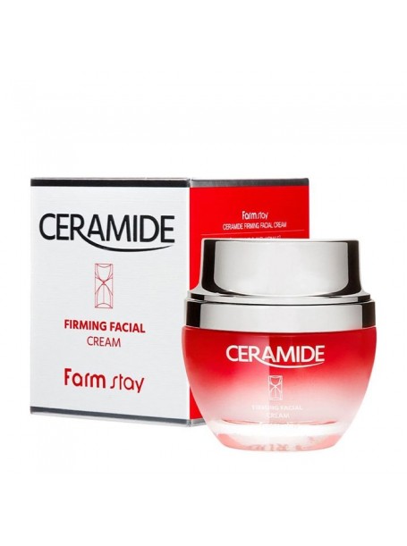 Крем для лица Ceramide Firming Facial Cream  "Farm Stay"
