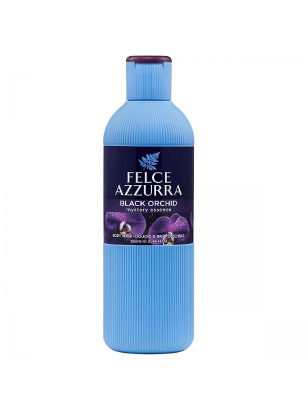 Парфюмированный гель для ванны и душа «Аромат тайны» Черная Орхидея 650 мл "Felce Azzurra"