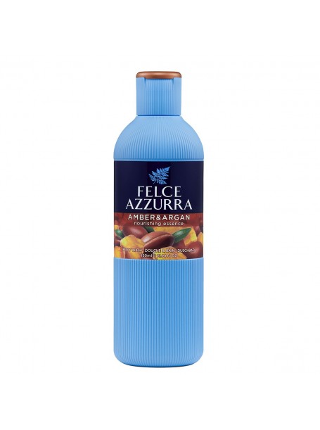 Парфюмированный гель для ванны и душа  Amber & Argan 650 мл "Felce Azzurra"