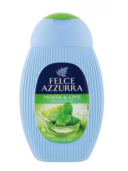 Парфюмированный гель для ванны и душа  Mint and Lime  250 мл "Felce Azzurra"