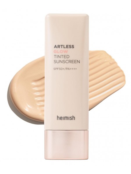 Тонирующий санскрин с сияющим финишем Heimish Artless Glow Tinted Sunscreen SPF50+ PA+++ "Heimish"