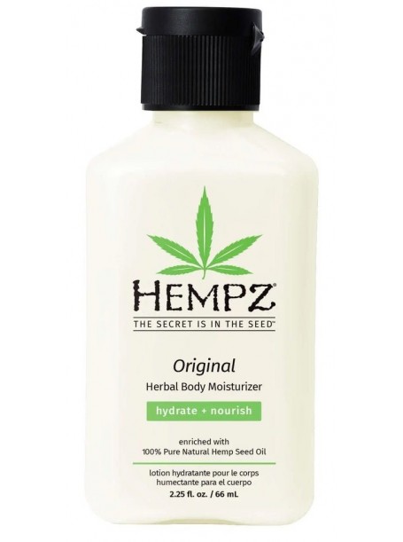 Мини Молочко для тела увлажняющее растительное Original Herbal Moisturizer 66 МЛ "HEMPZ"