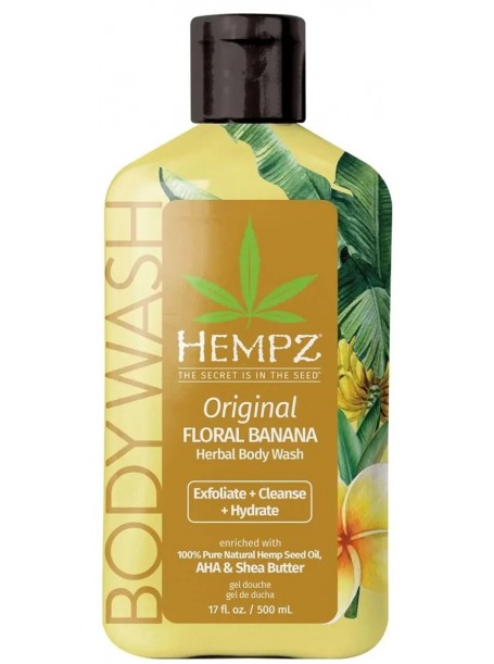 Гель для душа, оригинальный Hempz Original Floral Banana Herbal Body Wash 500 мл"HEMPZ"