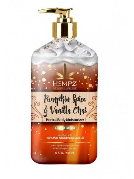 Молочко для тела увлажняющее Тыква и Ваниль, 500мл "Hempz"