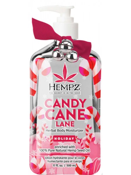 Молочко карамельный леденец Candy Cane Lane Moisturizer 500 мл "Hempz"