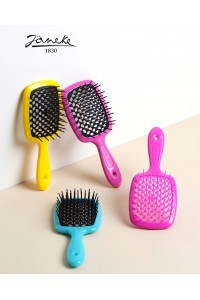 Массажная расческа Superbrush в оттенке Rectangular Gold AUSP230 "Janeke"