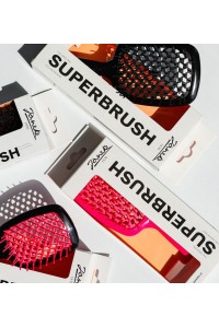 Мини массажная расческа Small Superbrush в оттенке Black 71 SP234 NER "Janeke"