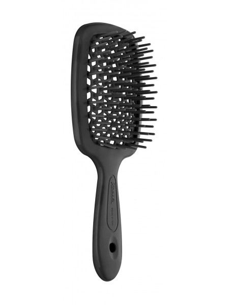 Мини массажная расческа Small Superbrush в оттенке Black 71 SP234 NER "Janeke"