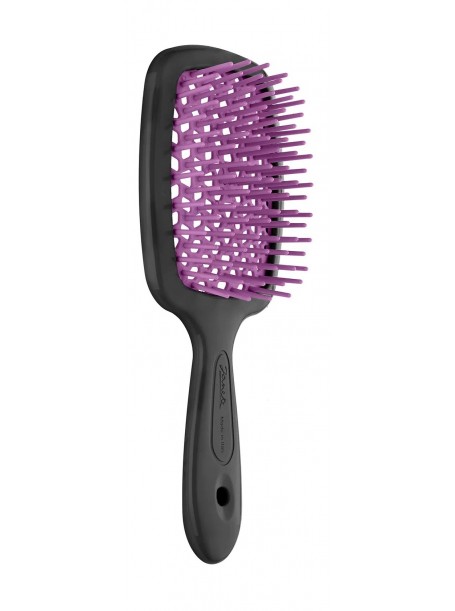 Мини массажная расческа Small Superbrush в оттенке Purple 71SP234 FUX "Janeke"
