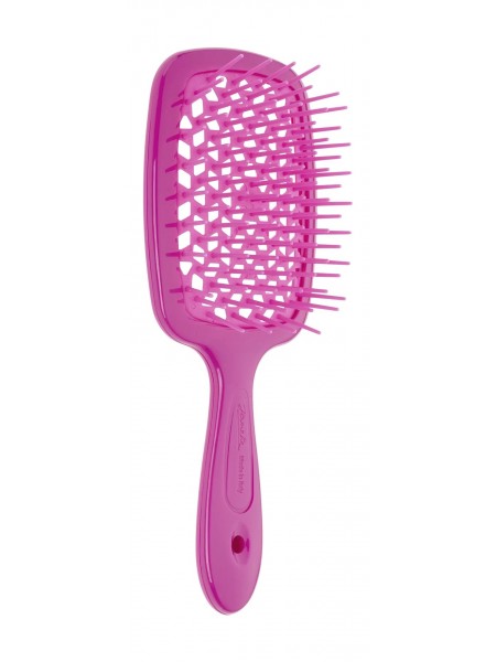 Мини массажная расческа Small Superbrush в оттенке Pink 83 SP234 FF2 "Janeke"
