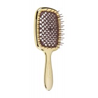 Массажная расческа Superbrush в оттенке Rectangular Gold AUSP230 "Janeke"