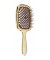 Массажная расческа Superbrush в оттенке Rectangular Gold AUSP230 "Janeke"