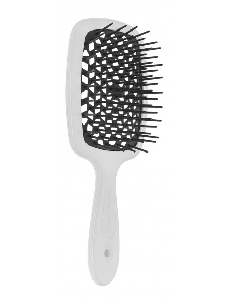 Массажная расческа Superbrush в оттенке White and Black SP226 BIA NER "Janeke"
