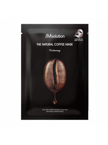 Успокаивающая тканевая маска с экстрактом кофе The Natural Coffee Mask Calmi "JMsolution"