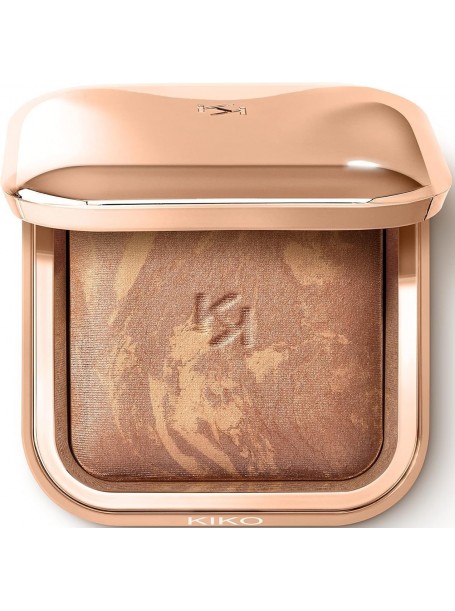 ЗАПЕЧЕННЫЙ БРОНЗЕР С ШЕЛКОВИСТЫМ СИЯНИЕМ SILKY GLOW BAKED BRONZER 02  "KIKO"