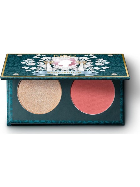 Палетка Bridgerton Bouquet Blush & Highlighter duo 01 Rosey Ecstasy "KIKO"