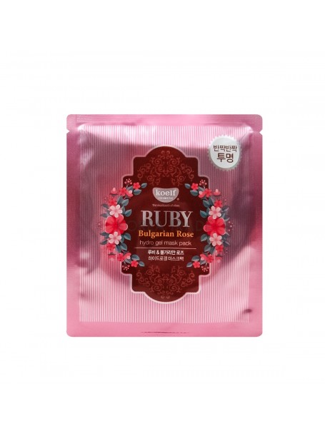 Гидрогелевая маска для лица Ruby & Bulgarian Rose Mask Pack "Koelf"
