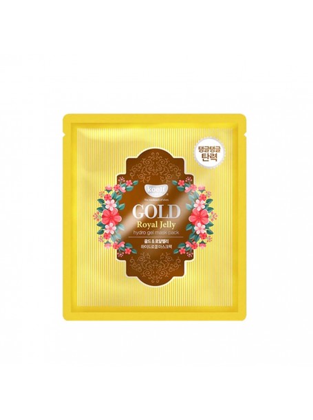 Гидрогелевая маска для лица Gold & Royal Jelly Mask Pack "Koelf"
