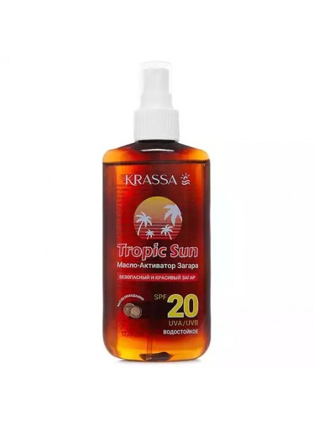 Масло для загара SPF 20 Tropic San "Krassa"