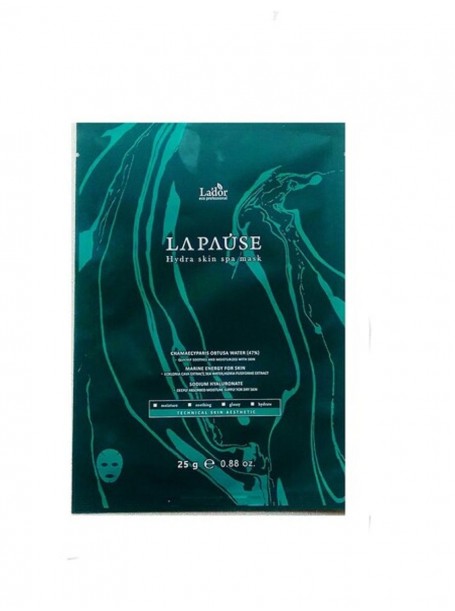 Увлажняющая маска для лица с морским коллагеном LA-PAUSE HYDRA SKIN SPA MASK, 25 гр "Lador"
