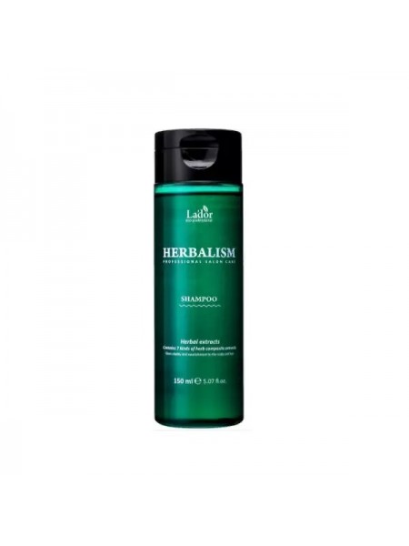 Слабокислотный травяной шампунь с аминокислотами 150 мл Herbalism Shampoo"Lador"