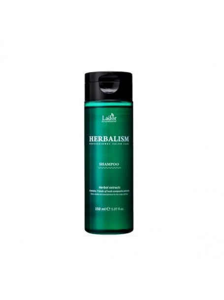 Слабокислотный травяной шампунь с аминокислотами 150 мл Herbalism Shampoo"Lador"