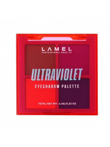 Палетка теней для век Eyeshadows Kit Ultraviolet №401 "Lamel"