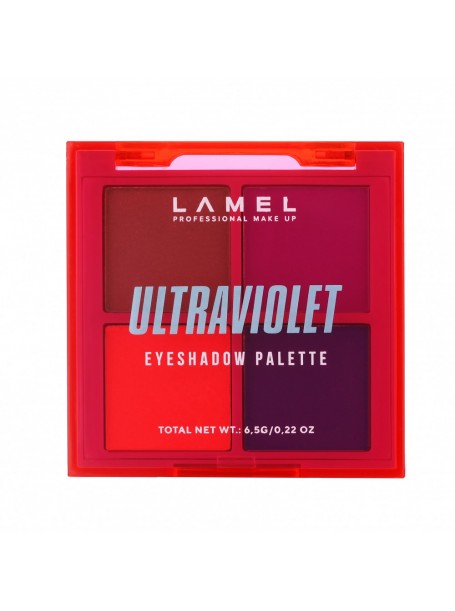 Палетка теней для век Eyeshadows Kit Ultraviolet №401 "Lamel"