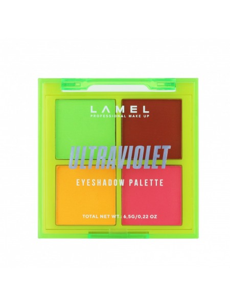 Палетка теней для век Eyeshadows Kit Ultraviolet №402 "Lamel"