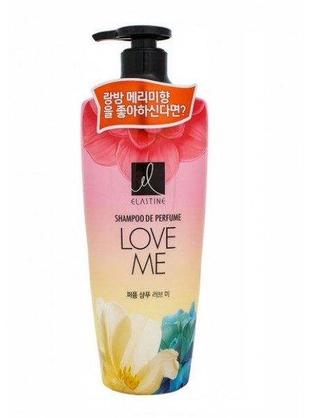 Парфюмированный шампунь для волос  Love Me, 600 мл "LG Elastine"