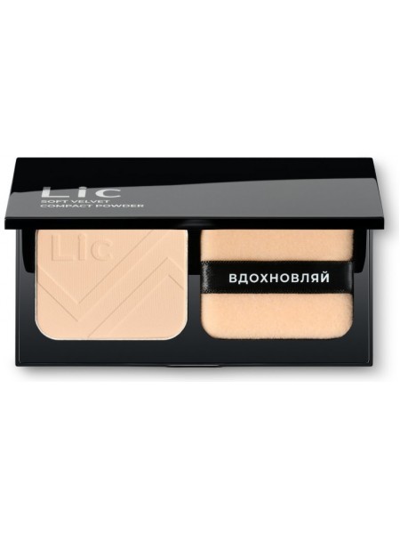 Пудра Компактная Soft Velvet Compact Powder "LIC"