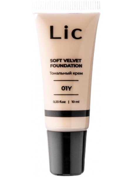 Крем тональный мини-версия Soft Velvet Foundation Mini version 10 мл "LIC"