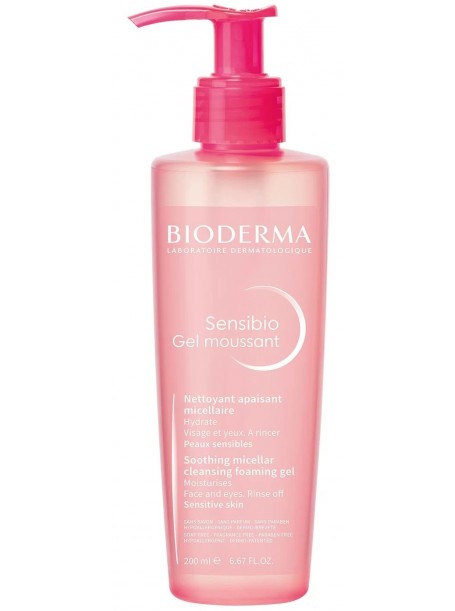 Очищающий гель для лица  Sensibio Cleansing Gel 200 мл "Bioderma"