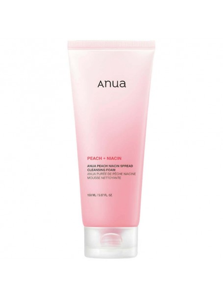 Пенка для умывания с персиком и ниацинамидом Peach Niacin Spread Cleansing Foam "Anua"